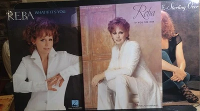 REBA McENTIRE Songbook Lot Of 3 What If It's You + Starting Over + If You See  - Image 1 of 4