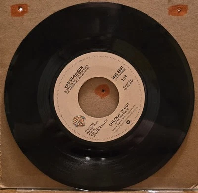 Van Morrison - Checkin' It Out/Wavelength - 45RPM Record - WB - Image 1 of 3