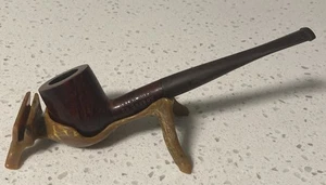 Vtg Dr Grabow Grand Duke Blue Spade Tobacco Pipe 6” W/Bachmann Bros Pipe Stand - Picture 1 of 13