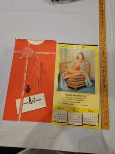 Vintage 1961 Superior Art Calendar Pin Up Girls Complete - Imagen 1 de 24