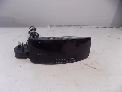 Logik LCRAN12 Large Red LED Display Alarm Clock Radio Genuine Tested Working - Image 1 of 4