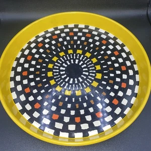 Bandeja metálica vintage MCM Duncan Fix Ducor England Groovy - Imagen 1 de 9