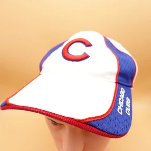 Chicago Cubs Hat Cap Strap Back White Blue Red Mens MLB Baseball One Size - Picture 1 of 10