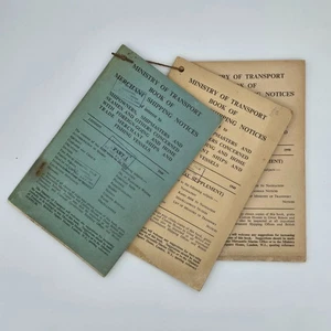 1949–50 Merchant Shipping Notices (3 Book Set) S.S. Mendi Palm Liverpool Stamped - Picture 1 of 17
