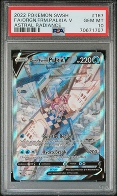 Origin Forme Palkia V 167/189 Astral Radiance PSA 10 Gem Mint  - Image 1 of 2