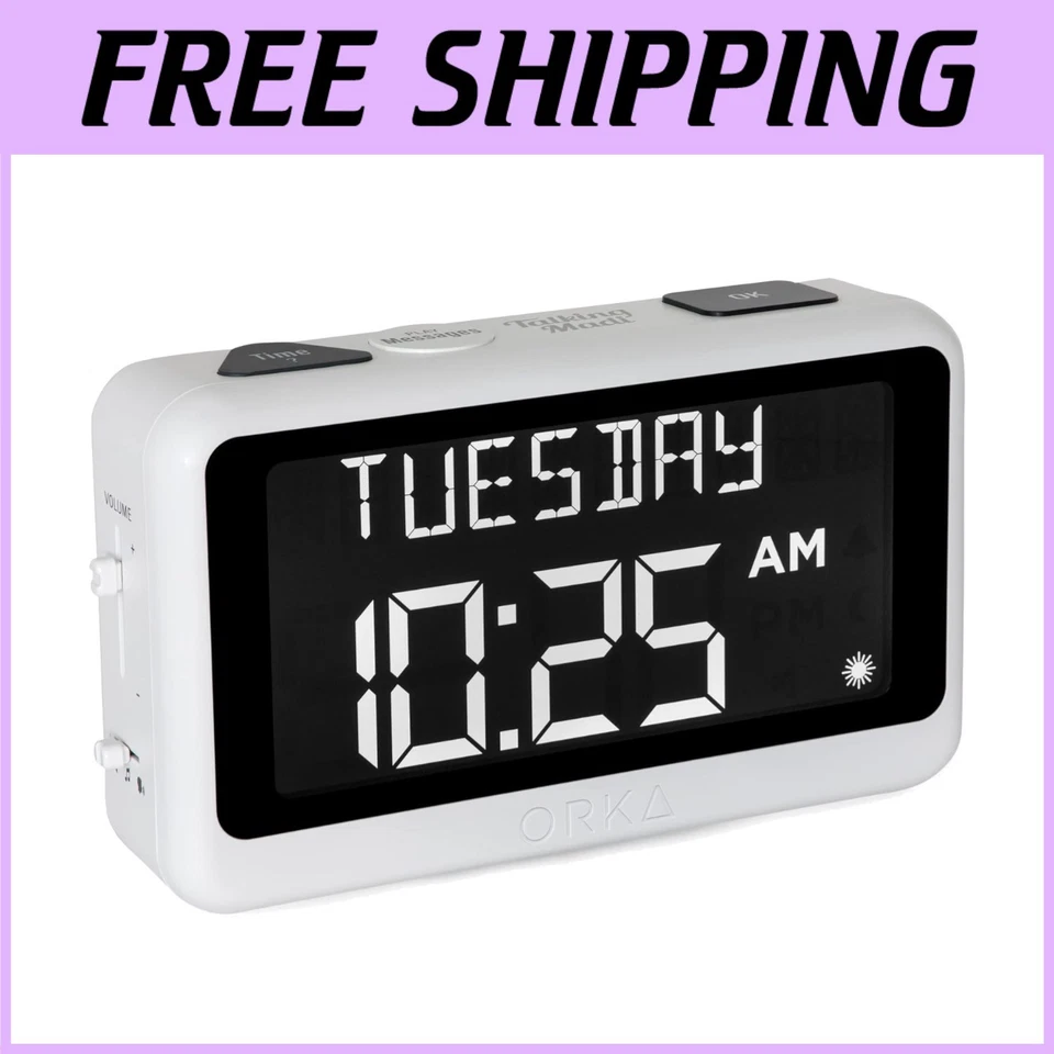 Voice Recordable Medication Alarm Clock - Image 1 of 4