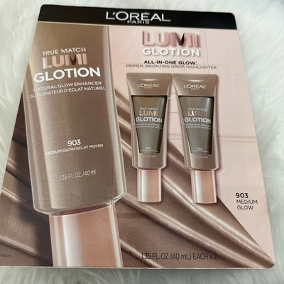 L'Oreal Paris True Match Lumi Glotion Natural Glow Enhancer Medium 1.35oz 2 Pack - Image 1 of 4