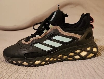 Zapato de tenis Adidas para mujer carbono/azul/negro TALLA US 6 UK 5.5 juvenil 4.5 Foto 1 de 4