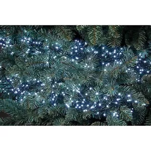 1000 Bright White LED Timer Cluster Lights Christmas In/Outdoor Xmas Ex Display - Picture 1 of 6