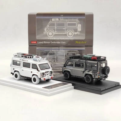 Master 1:64 Lan~over Defender 110 Van Camp Metal Diecast Toys Car Models Gifts - Immagine 1 di 4