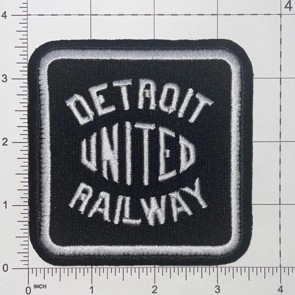 Detroit United Railway Patch Iron-On New A1281 - Image 1 of 1