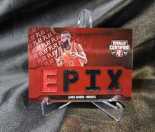 James Harden 2016 Panini Totally Certified Epix Play Red Game Worn Jersey #/99