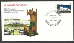 AUSTRALIA - 1977 PARLIAMENT HOUSE - FIRST DAY COVER - Bild 1 von 1