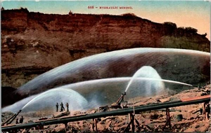 Hydraulic Mining Postcard - Picture 1 of 2