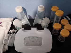 evenflo advanced double electric breast pump 2951. With extras - Picture 1 of 4