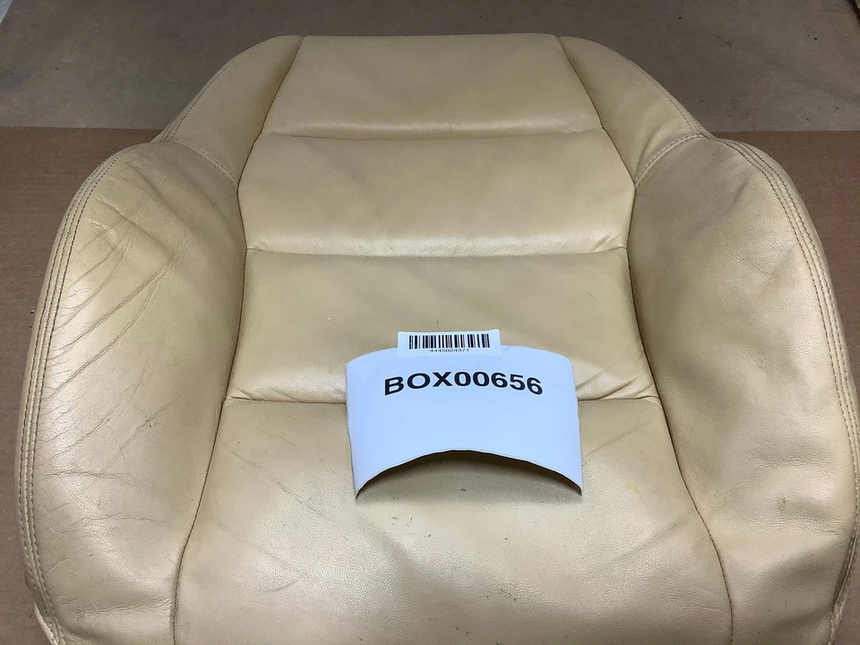 Audi A8 Quattro 2006 asiento superior delantero derecho del lado del pasajero beige cuero OEM+ Foto 1 de 4