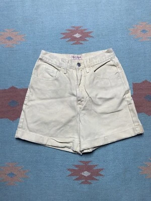 Pantalones Cortos Vintage Años 90 Adivina Jeans Amarillo Claro Hecho en USA Mujer’s 26 Foto 1 de 4