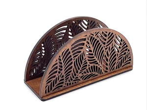 Lasergeschnittener Servietten- oder Briefhalter aus Holz - Made in Ukraine - Bild 1 von 12