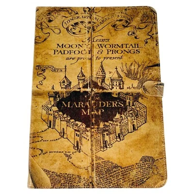 Harry Potter Marauders Map iPad Mini 4 & 5 Tablet Folding Case Stand Shockproof - Image 1 of 4