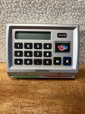 Lector de tarjetas electrónicas Parker Brothers 2007 Monopoly Here & Now World Edition Foto 1 de 4