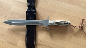 PUMA IP catcher stag (zweischneidige Klinge) Hirschfänger Messer Jagd Fixblade - Bild 1 von 9