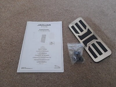 NUEVO REPOSAPIÉS ORIGINAL JAGUAR TIPO F PEDAL CROMADO T2R11322 REPOSAPIÉS Foto 1 de 4