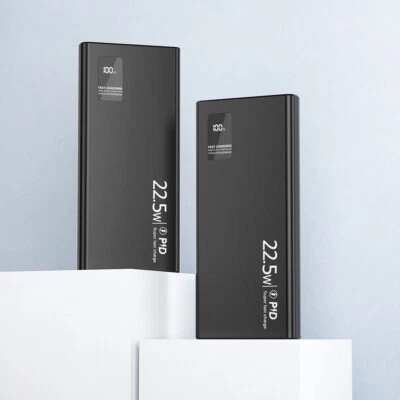 Banco de alimentación portátil de 100000 mAh cargador de batería USB móvil externo para teléfono celular Foto 1 de 4