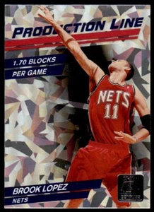 Línea de producción Donruss Cracked Ice Brook Lopez 2010-11. New Jersey Nets #69 - Imagen 1 de 2