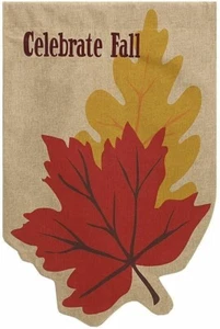 Bienvenido Hojas de Otoño 13B3057 Evergreen CASA DE ARPILLERA Bandera 28" X 44" - Imagen 1 de 1