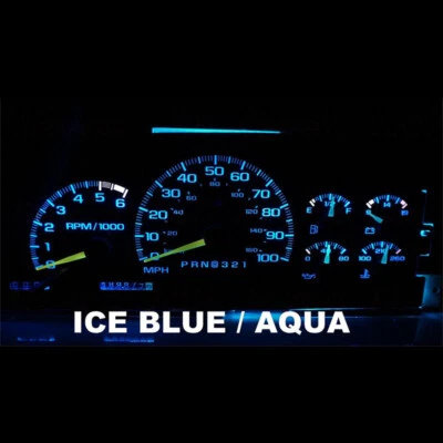 KIT CLÚSTER LED Azul Para CHEVY SIERRA, Silverado, Tahoe,Suburban, GM 1995-1999 Foto 1 de 4