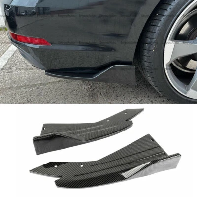 For Mercedes-Benz AMG35 AMG45 GT Rear Bumper Lip Splitter Diffuser Carbon Fiber - Image 1 of 4