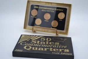 2002 ~ 50 States Commemorative Quarters ~ Gold Edition Set - Picture 1 of 1