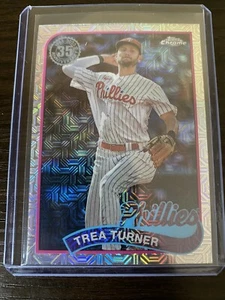 Trea Turner 2024 Topps Series 1 Silver Pack Mojo Refractor Philadelphia ๐โพ๏ธ - Picture 1 of 5