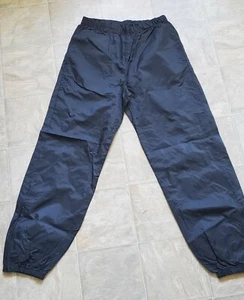 SIERRA SPORT WATERPROOF WINDPROOF BREATHABLE RAIN SUIT BLACK PANTS MENS SZ L - Picture 1 of 6