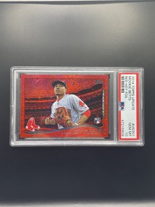 2014 Topps Update Mookie Betts Red Hot Foil PSA 10 Rookie RC Gem Mint US301
