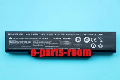 Batería genuina W130HUBAT-6 para Clevo W130S W255CEW 6-87-W130S-4D72 W255CEW W13 Foto 1 de 2