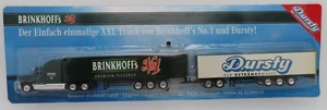 B Grell Ho 1/87 Truck Trailer Ford Ltl 9000 Aeromax XXL Beer BRINKHOFF'S - Picture 1 of 4