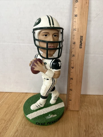 CHAD PENNINGTON NEW YORK NY JETS VINTAGE SGA MBNA BOBBLE HEAD BOBBLEHEAD Cover