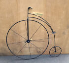 C JERE METAL BICYCLE WALL SCULPTURE MODERN ABSTRACT PENNY FARTHING BIKE VINTAGE