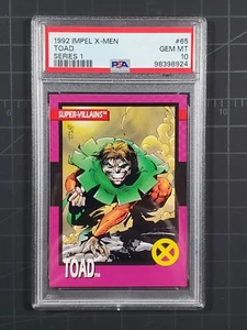 1992 Impel X-men #65 Toad PSA 10 Pop 10 - Picture 1 of 2