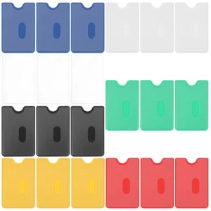 42 pezzi manicotto di protezione per carte manicotto per carte in plastica dura cover per carte - Foto 1 di 12