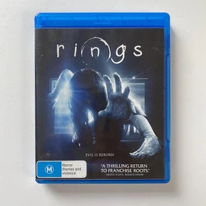 Rings (2017) Bluray DVD Movie, Horror, Thriller, Paranormal, Supernatural - Picture 1 of 6
