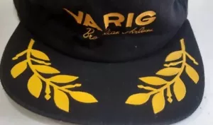 VINTAGE ALTE SELTENE VARIG BRASILIEN BRAZILIAN AIRLINES MÜTZE KAPPE WERBUNG - Bild 1 von 8