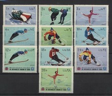 Yemen 1968 Olimpiadi invernali di Grenoble serie cpl nuova integra MNH N2950