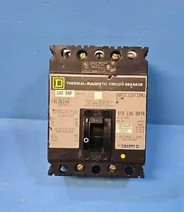 Square D FAL36100 100A 600V 3Pole Circuit Breaker - Picture 1 of 7