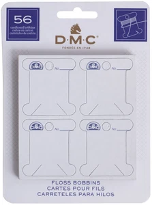 DMC 6101 Cardboard Floss Bobbins-56/Pkg (6Pk) - Picture 1 of 1