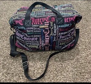 Juicy couture multicolor wordplay duffel bag - Picture 1 of 4