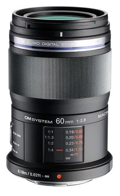 OLYMPUS 60mm F2.8 Macro M.ZUIKO DIGITAL Lens Black for Micro Four Thirds MFT JP - Image 1 of 2
