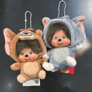 MONCHHICHI Tom and Jerry Plush stuffed Keychain set monkey with Tag new - Picture 1 of 2