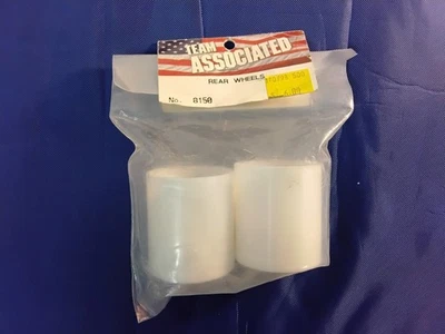 Team Associated Vintage RC # 8150 White rear wheels RC10L PAN CAR - Image 1 of 4